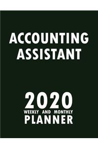 Accounting Assistant 2020 Weekly and Monthly Planner