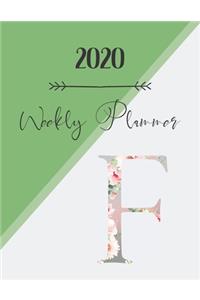 2020 Weekly Planner F