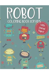 Robot Coloring Book for Kids
