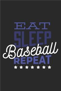 Eat Sleep Baseball Repeat