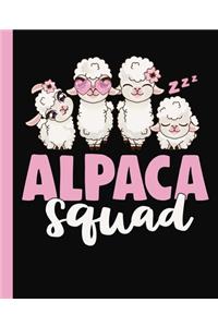 Alpaca Squad Notebook