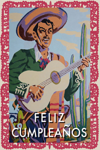 Feliz Cumpleanos Greeting Cards, Pkg of 6