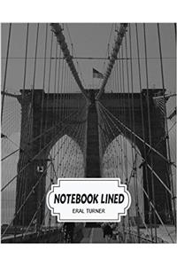 Notebook Lined Bridge: Notebook Journal Diary