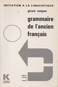 Grammaire de l'Ancien Franocais