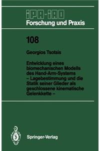 Entwicklung eines biomechanischen Modells des Hand-Arm-Systems