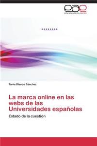 marca online en las webs de las Universidades españolas