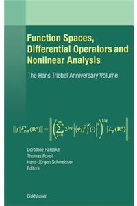 Function Spaces, Differential Operators and Nonlinear Analysis