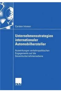 Unternehmensstrategien internationaler Automobilhersteller