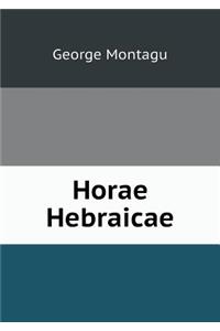 Horae Hebraicae