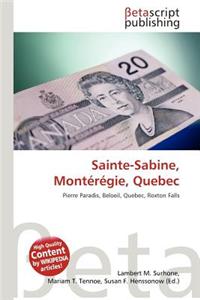 Sainte-Sabine, Monteregie, Quebec