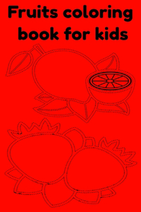 Fruits coloring book for kids
