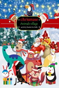 chrismase Animals village activity books for kids