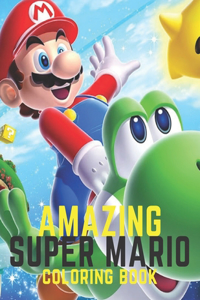 Amazing SUPER MARIO coloring book