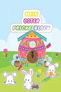 Mein Oster Prickelblock: Ausmalen und Prickeln &#9734; entspannendes Konzentrationstraining für Kinder &#9734; Bastelbuch&#9734; Für Mädchen und Jungen &#9734;