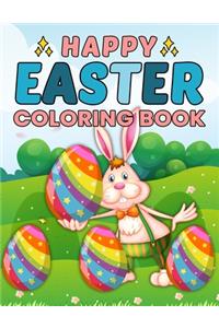 Happy Easter Coloring Book