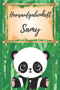 Hausaufgabenheft Samy