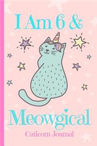 Caticorn Journal I Am 6 & Meowgical