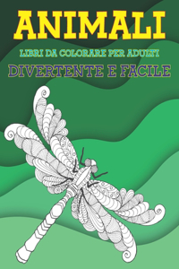 Libri da colorare per adulti - Divertente e facile - Animali