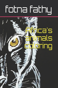 African animals coloring