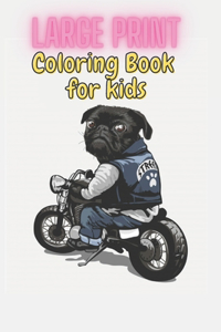 Large Print Coloring Book for kids