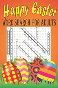 Happy Easter word search for adults