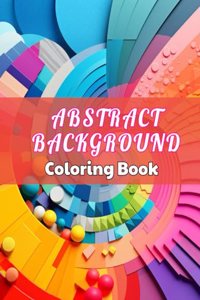 Abstract Background Coloring Book for Adults