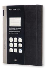 Moleskine Extra Large Professional Hard Notebook