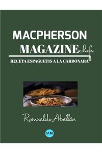 Macpherson Magazine Chef's - Receta Espaguetis a la carbonara