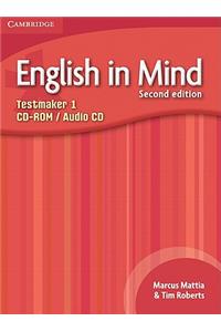 English in Mind Level 1 Testmaker CD-ROM and Audio CD