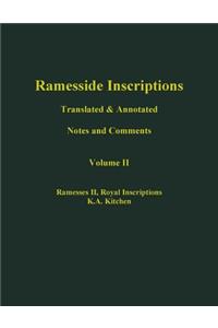 Ramesside Inscriptions, Ramesses II: Royal Inscriptions