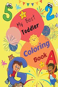 My Best Toddler Coloring Book