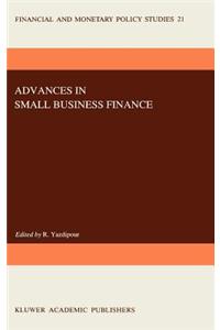 Advances in Small Business Finance