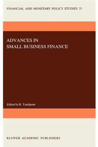 Advances in Small Business Finance