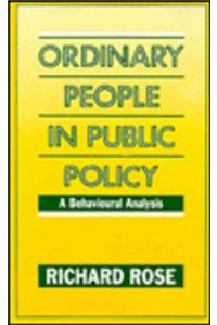 Ordinary People in Public Policy