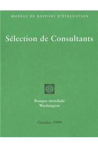 Sample Form of Evaluation Report Selection of C