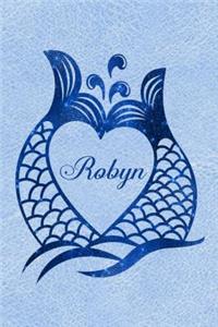 Daily Journal Diary - Personalized Mermaid Tails - Robyn