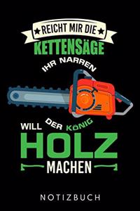 Reicht Mir die Kettensäge Ihr Narren Der König Will Holz Machen