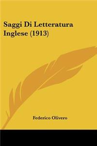 Saggi Di Letteratura Inglese (1913)