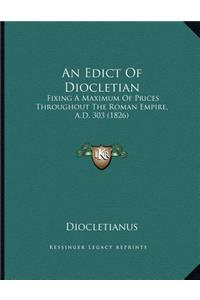 Edict Of Diocletian