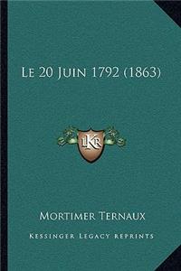 Le 20 Juin 1792 (1863)
