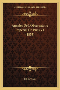 Annales De L'Observatoire Imperial De Paris V1 (1855)