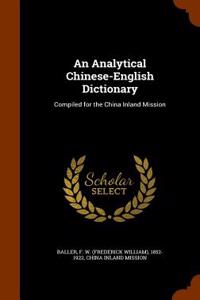 Analytical Chinese-English Dictionary