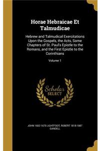 Horae Hebraicae Et Talmudicae