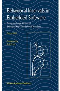 Behavioral Intervals in Embedded Software