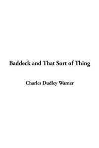 Baddeck and That Sort of Thing