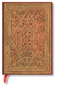 Paperblanks Golden Pathway Hardcover MIDI Lined Elastic Band Closure 144 Pg 120 GSM
