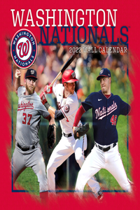 Washington Nationals 2022 12x12 Team Wall Calendar