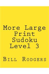 More Large Print Sudoku Level 3