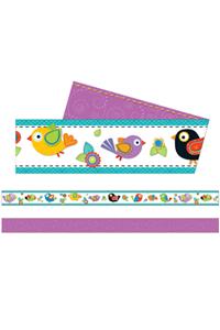 Boho Birds Straight Borders