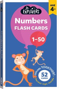 Junior Explorers Flashcards Numbers 1-50